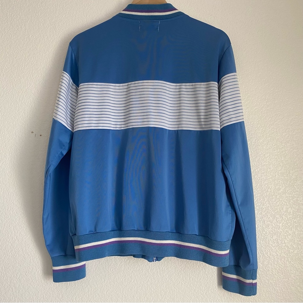 Vintage Le Tigre zip track jacket, light blue, L - Picture 3 of 13